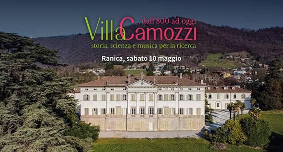 “Villa Camozzi dall’800 ad oggi” : evento a sostegno del Mario Negri