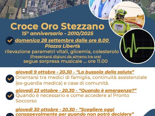 A Stezzano ciclo di incontri sulla salute!