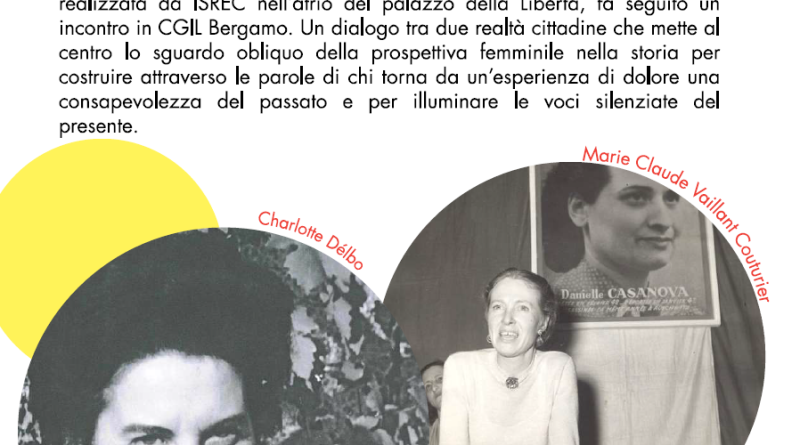 INIZIATIVA ISREC-CGIL PER IL GIORNO DELLA MEMORIA 2026