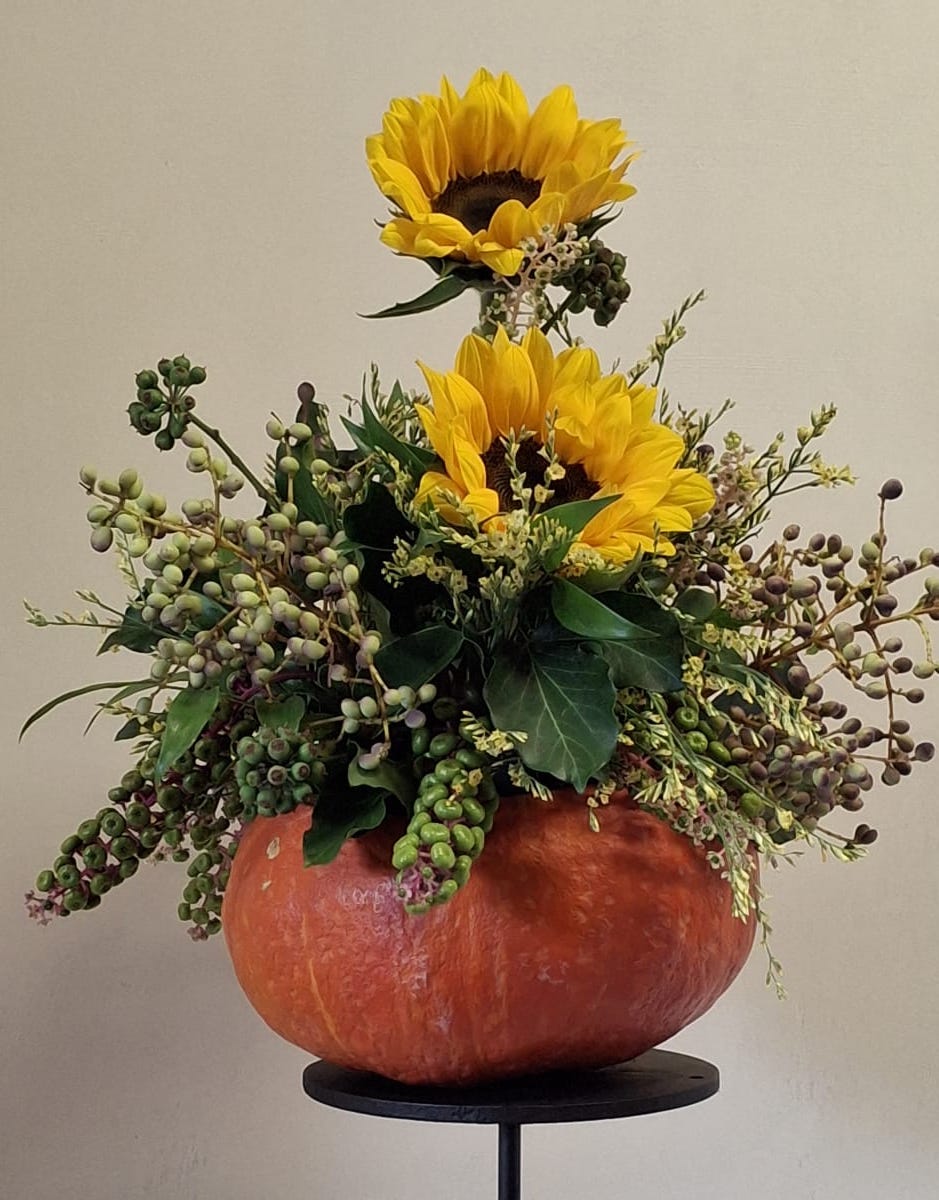 22 DECORAZIONE FLOREALE AUTUNNALE NUOVO